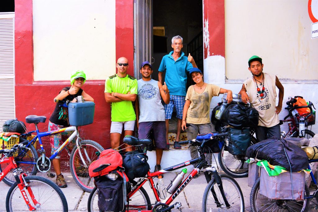Bike Touring friends in Santa Marta colombia